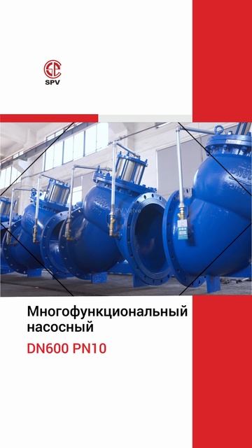 DN600 PN10 Многофункциональный насосный-SPV