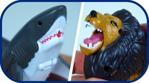 Трансформеры: акула, косатка, дельфин, лев.  Робот акула и другие звероботы.