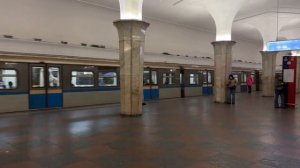 Первая линия московского метро 1935 vs 2025 #metro #train #rail