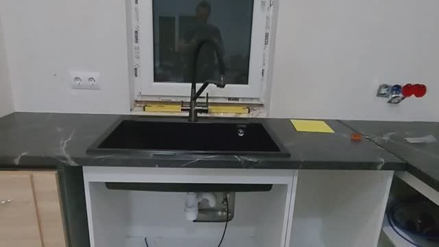 Врезка кухонной мойки. Отверстие в мойке под кран. смотреть онлайн