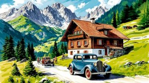 Выставка в приюте альпийского художника