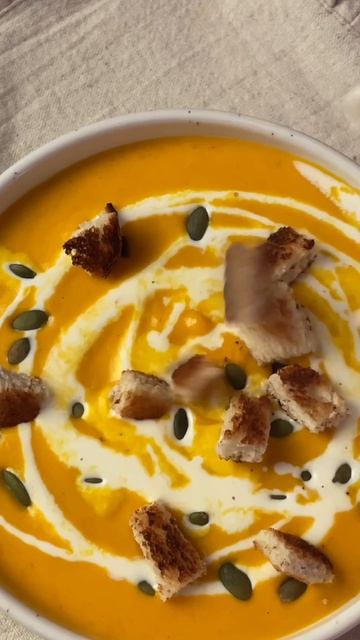 Суп-пюре из тыквы