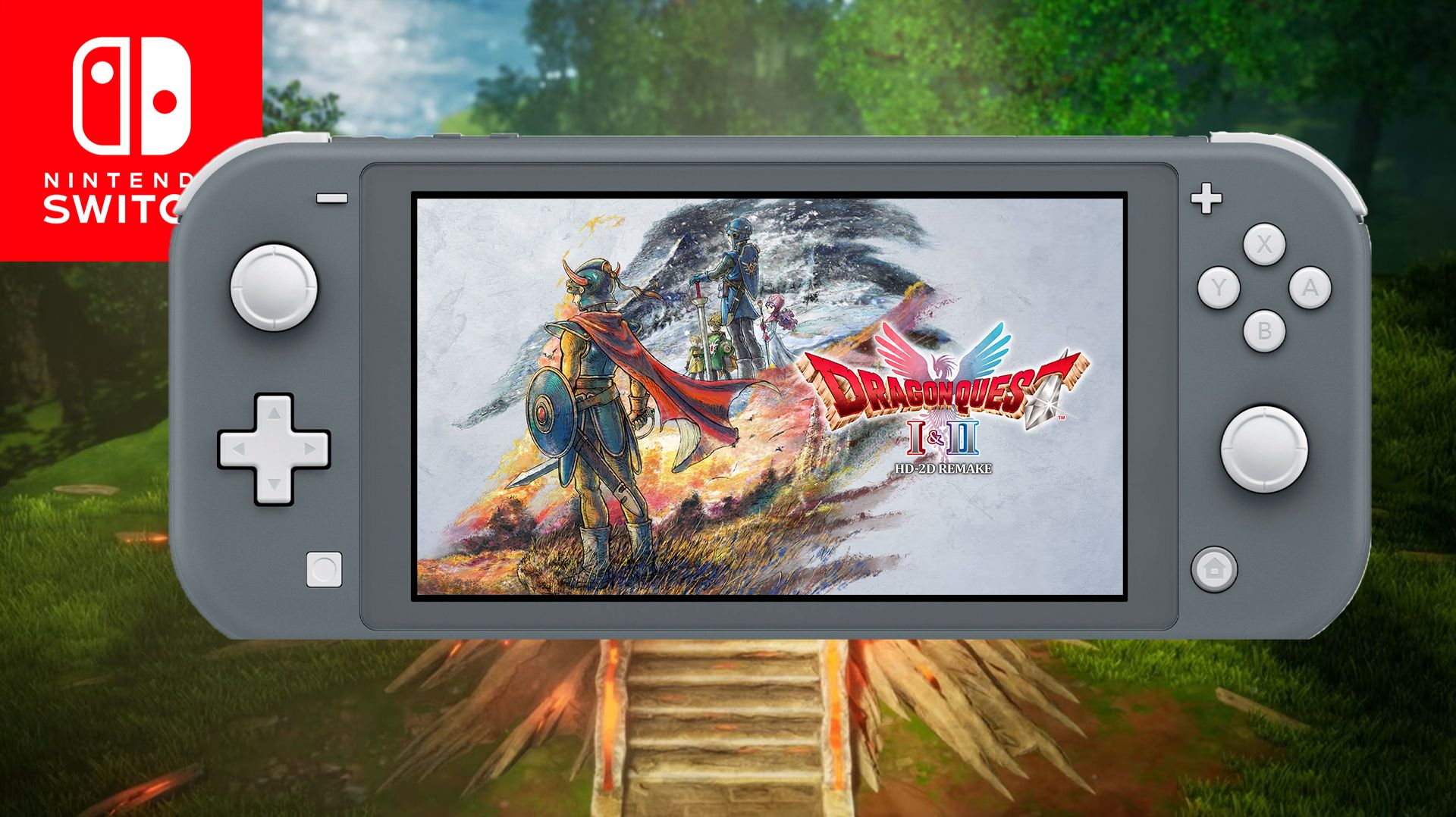 DRAGON QUEST 1 and 2 HD 2D Remake Nintendo Switch Lite Gameplay смотреть онлайн