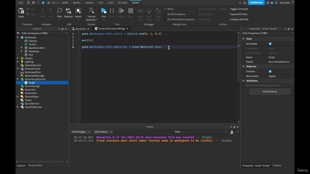 03.1 Introduction to Scripting