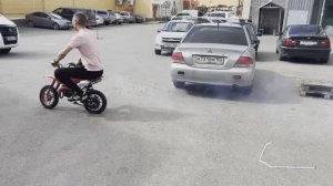 Детский Мопед двигатель 49 куб.см, 2-тактный, дисковые тормоза