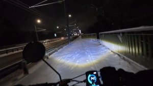 По первому снегу на электрофэтбайке Wenbox F10