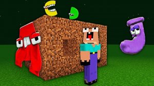 НУБ ЗАТРОЛЛЕН НЕВИДИМЫМ ПРО И АЛФАВИТ ЛОР В МАЙНКРАФТ!