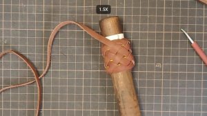 Плетение узла «Турецкая голова» 7х6, Turk's head knot.