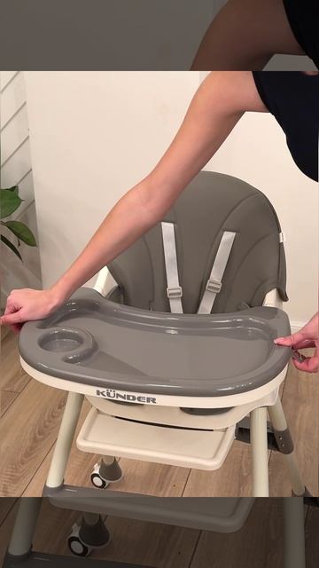 Детский растущий стульчик для кормления 0+ 3 в 1 KUNDER смотреть онлайн