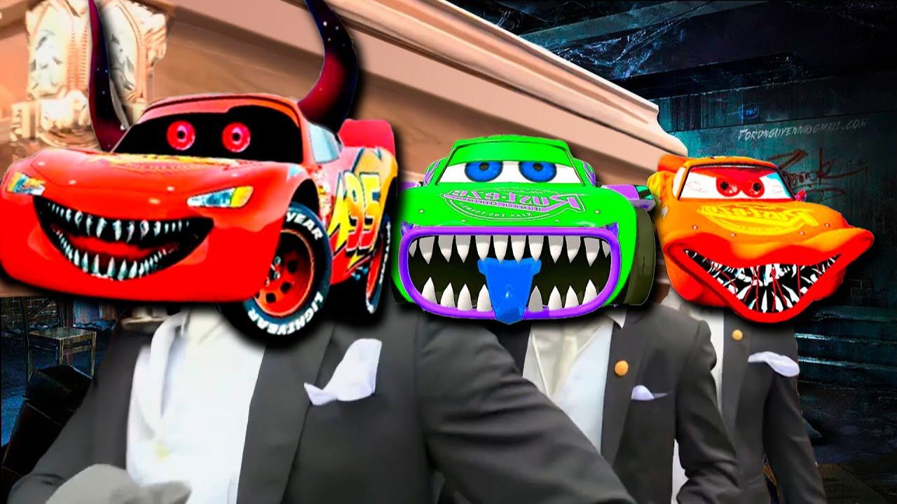 EVIL Lightning McQueen EXE Coffin Dance Cover смотреть онлайн