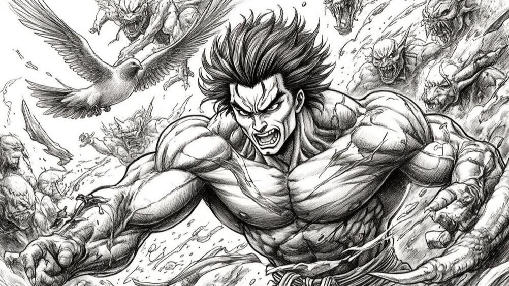 Ханма Юдзиро - мой Mugen - максимум слотов = 329967(33х9999) - 26.11.2025 (1)