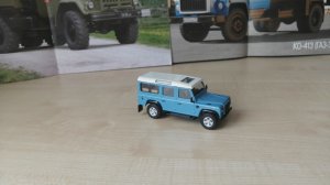 Обзор модели Land Rover Defender 110, масштаб 1:43, «Cararama».
