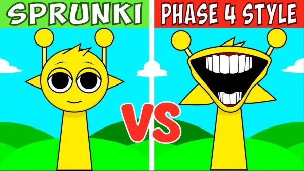 Sprunki Phase 1 Но Phase 4 Style Daylight Version