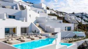 Saint Santorini, Греция - самый эксклюзивный отель на Санторини | Полный Обзорный Тур