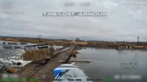 Уничтожение M113 ВСУ на переправе через р. Оскол в районе Купянска-Узлового.