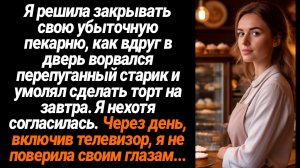 Жизненные Истории/Я решила закрывать свою убыточную пекарню, как вдруг в дверь ворвался старик