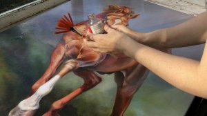 Покрытие лаком. Медный