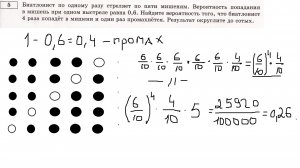 Биатлонист стреляет по одному разу по пяти мишеням