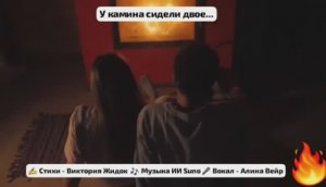 У камина сидели двое... Романтично-лирическая песня с нотками грусти 🥹