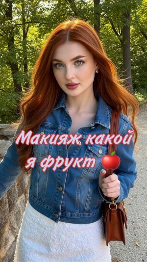 Макияж по фрукту 🍎