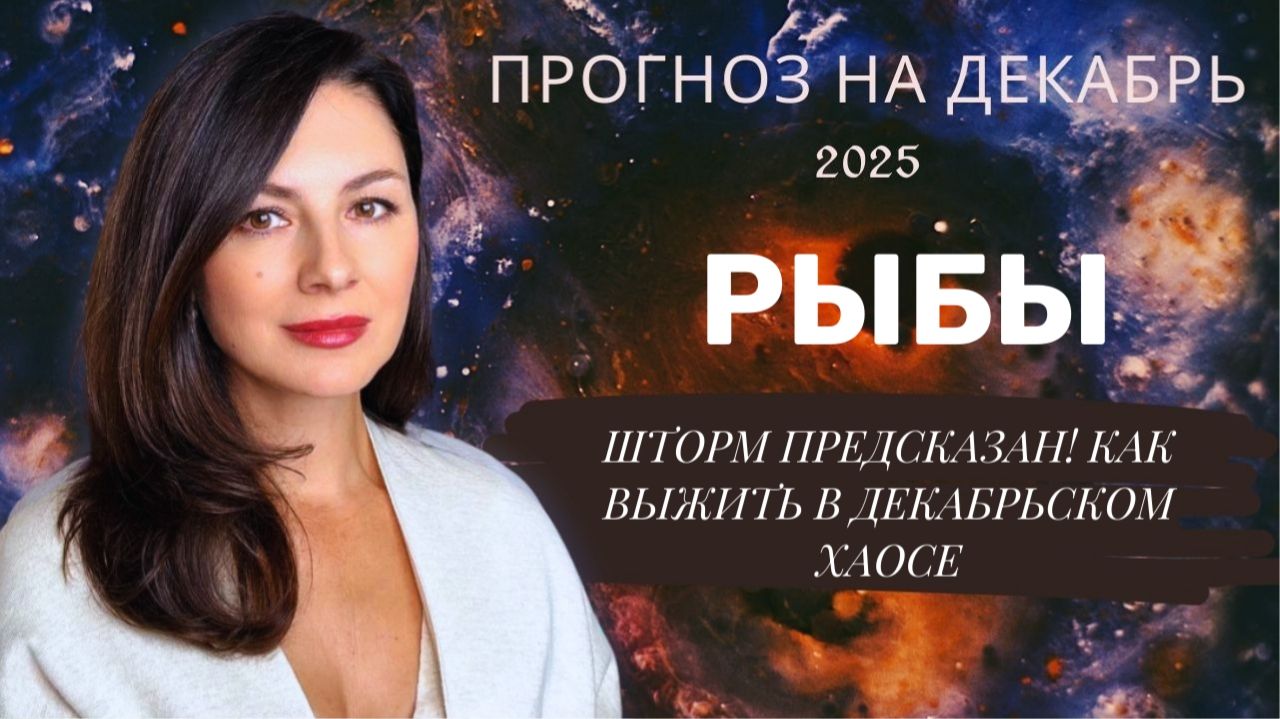 ВАША ТАЙНАЯ СУПЕРСИЛА: КАК ОБЕРНУТЬ КОНФЛИКТЫ В ПОБЕДУ. Прогноз для РЫБ на декабрь 2025 год смотреть онлайн