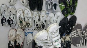 40555 Обувь спортивная брендовая, 3пак, scarpe sportivi firmate, секонд (vintage/extra/1 кат) оптом