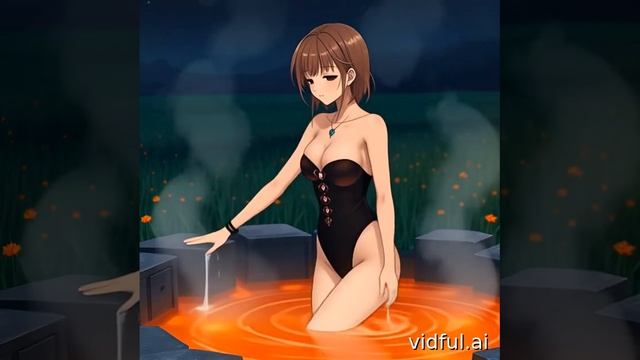 Красавица в оранжевом горячем озере смотреть онлайн