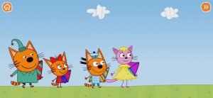 Три Кота Мультфильм Игра с воздушным змеем