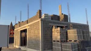 Строим дом в Витязево. Начали второй этаж.