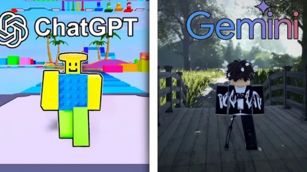 ChatGPT против Gemini: ИИ создают ROBLOX