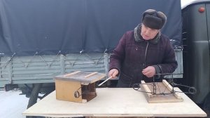 Постановка КпЯ-140 в ящик.