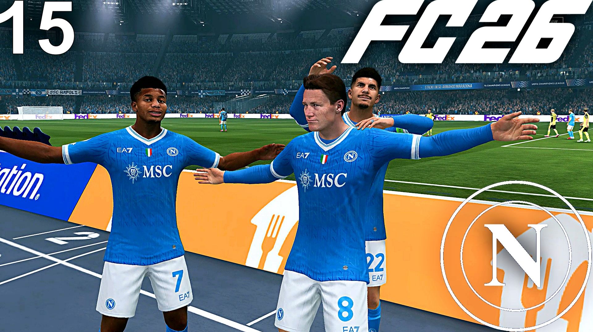 FC 26 КАРЬЕРА ЗА НАПОЛИ #15 - ОТВЕТНЫЙ МАТЧ С БОРУССИЕЙ ДОРТМУНД В 1/8 ЛЧ!!! смотреть онлайн