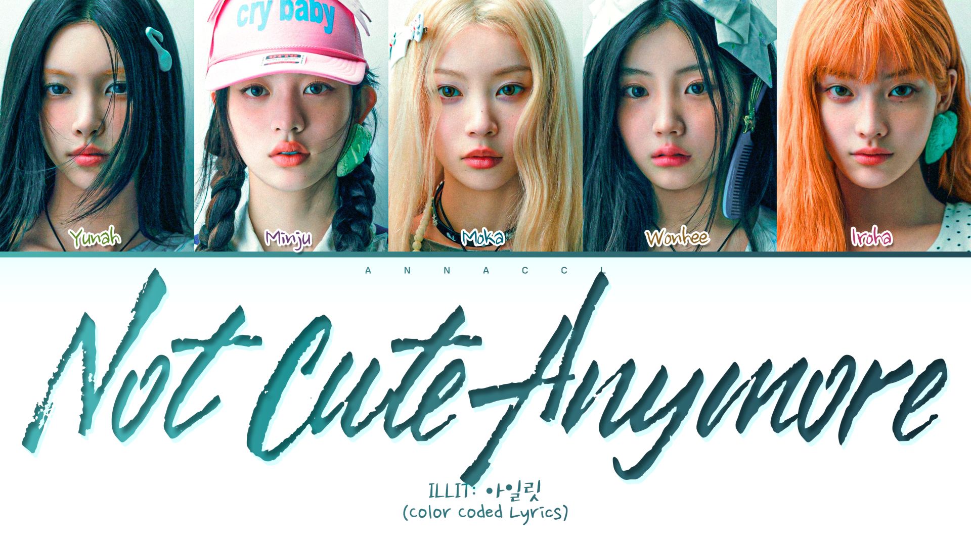 ILLIT NOT CUTE ANYMORE (Перевод на русский) (Color Coded Lyrics) смотреть онлайн