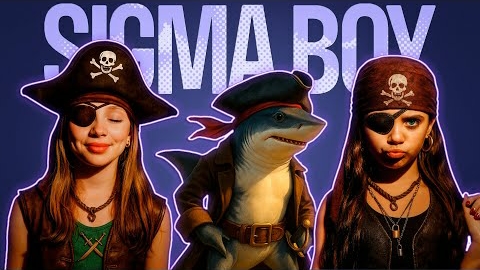 Сигма Бой и персонажи Брайнрот пираты