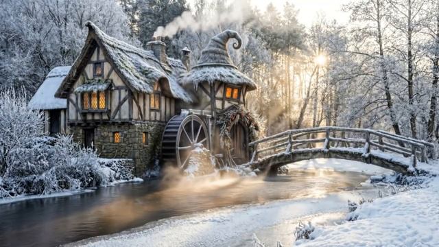 Дом зимней ведьмы - Волшебная музыка ведьм, фоновая музыка для отдыха и расслабления