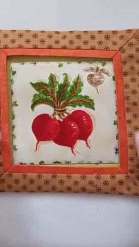 Мастер-класс прихватка с картинкой