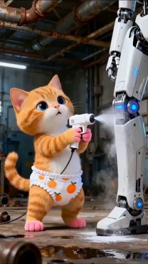 Робот и кот.
#рыжийкот #мультик #ии #топ #рек #подпишись #яппи #рутуб #shorts #rutube #юмор #животны