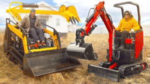 Идеальная траншея без лишних усилий • Полноповоротный Экскаватор RED в работе!