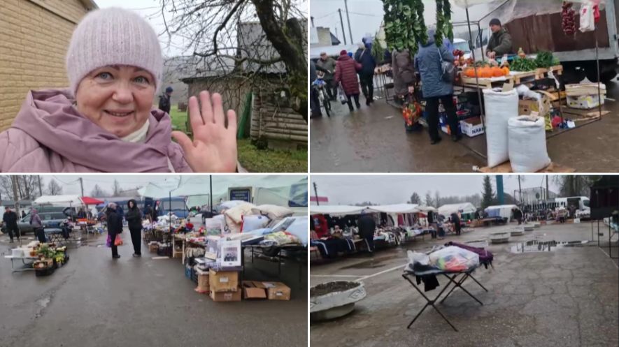 ПОЕХАЛИ НА РЫНОК, НО ЧТО ТО НИЧЕГО НЕ ХОЧЕТСЯ. смотреть онлайн