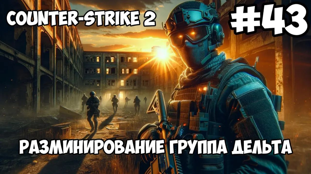 РАЗМИНИРОВАНИЕ ГРУППА ДЕЛЬТА! ► Counter-Strike 2 #43 смотреть онлайн