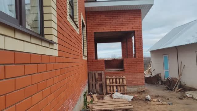 Строительство дома - серия 9, терраса, осень 2025 смотреть онлайн