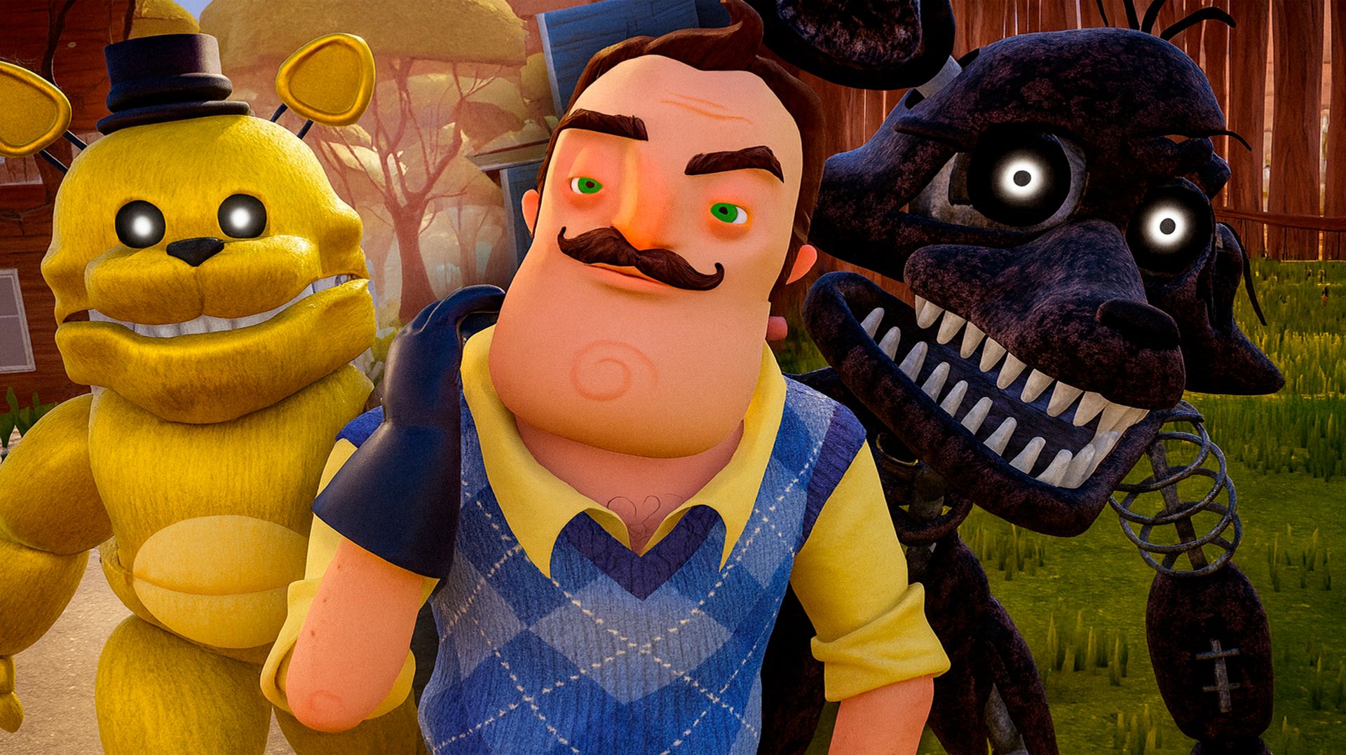 ПРИВЕТ СОСЕД НО МИШКА ФРЕДДИ В РОБЛОКС! ПРИВЕТ СОСЕД ФРЕДБЕР! смотреть онлайн