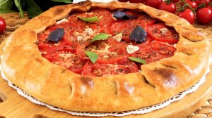 Галета с помидорами и плавленым сыром