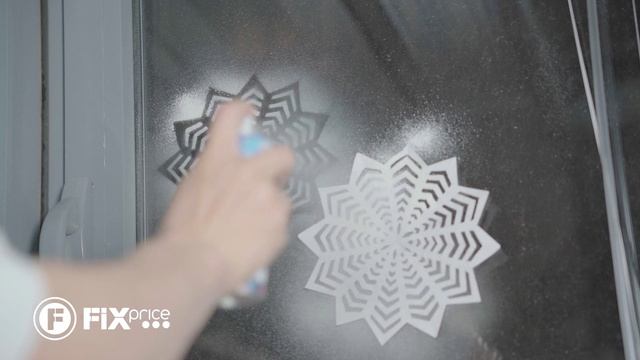 Спрей для окон "Морозные узоры" | FIX PRICE смотреть онлайн