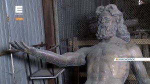 В Красноярске приступили к созданию нового фонтана «Реки Сибири»