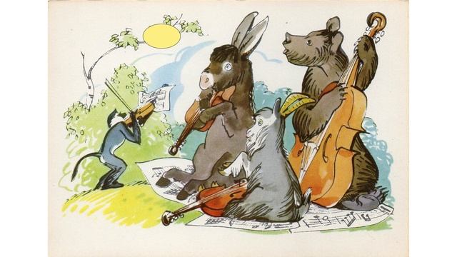 Басня «Квартет». Крылов Иван Андреевич смотреть онлайн