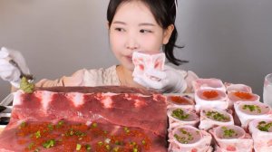 🔥🍲 Мукбанг и Mukbang : РЕБРА ТУНЦА И КОСТНЫЙ МОЗГ! 🐟 Уникальные деликатесы