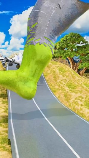 Сумасшедшие итальянские персонажи с мозголомом в испытании «Вращающаяся нога Халка» BeamNG.Drive!