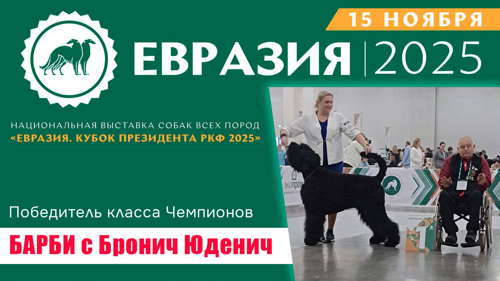 Барби с Бронич Юденич - победитель класса Чемпионов на 