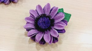 Очень красивый цветок из фоамирана своими руками. МК цветок